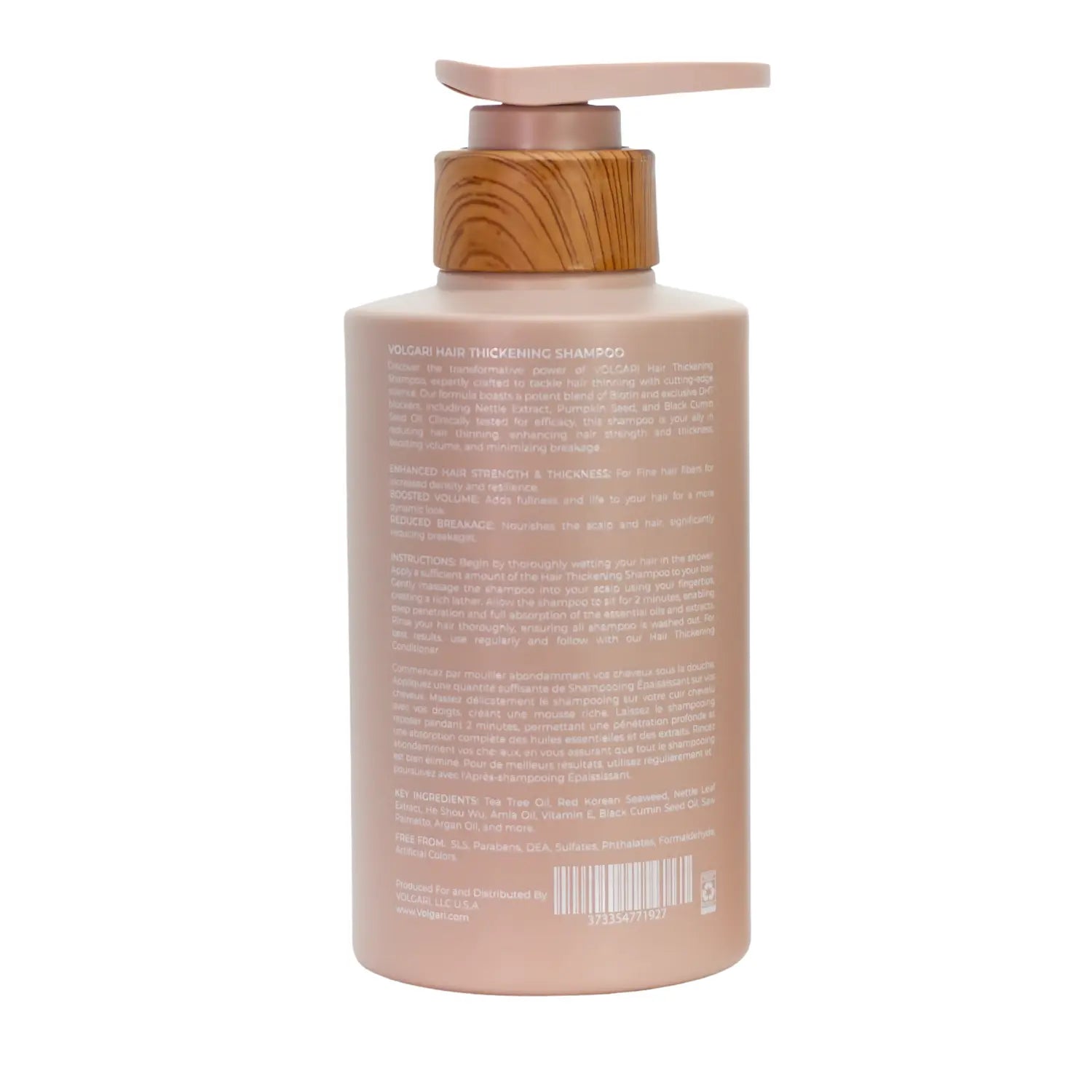 Volgari Scented Biotin Boost Shampoo - Hair Loss Protection - Hair Thickening Formula for All Hair Types 10.1 Fl Oz Volgari