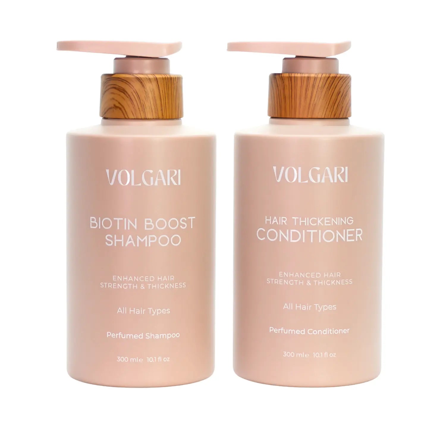 Volgari Scented Biotin Shampoo & Conditioner Set – Promotes Hair Loss Protection & Thickening – Strengthens & Thickens for All Hair Types 20.2 Fl Oz Volgari